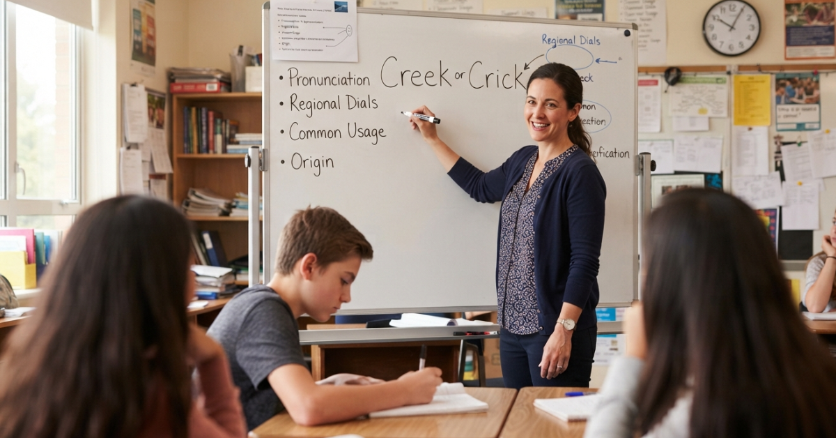 Creek or Crick: What’s the Difference?