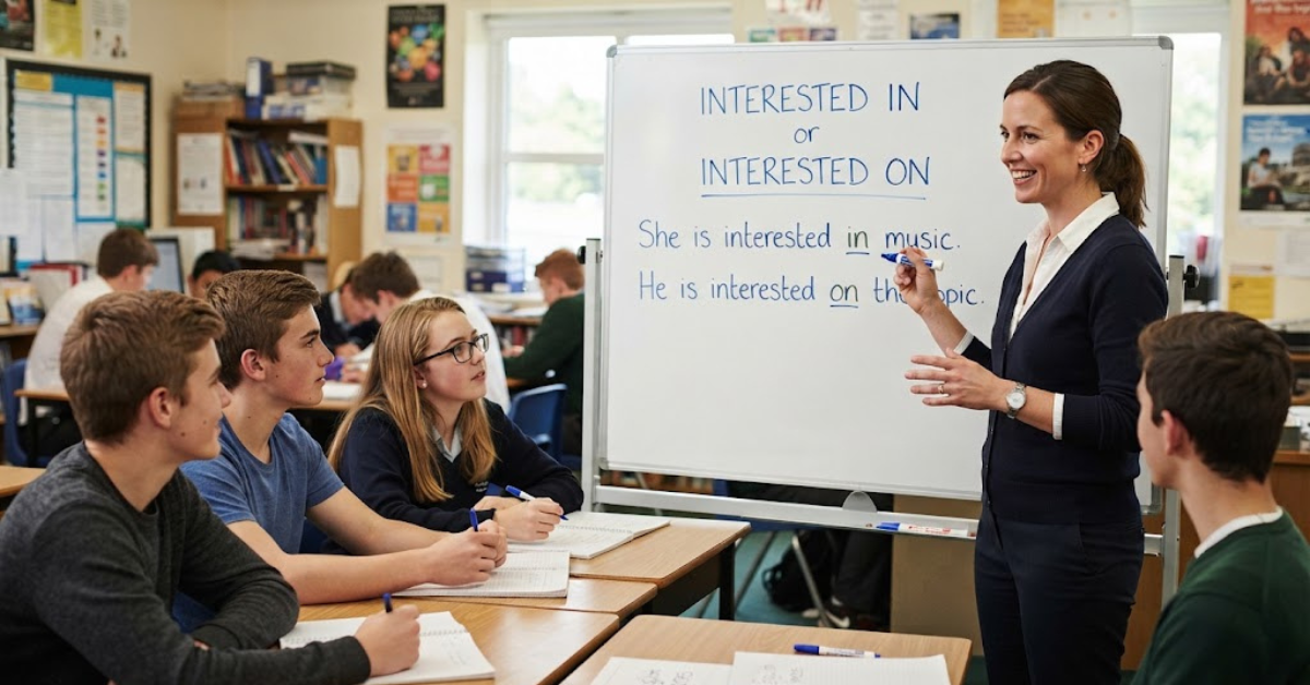 Interested In or On: Which Preposition Is Correct?