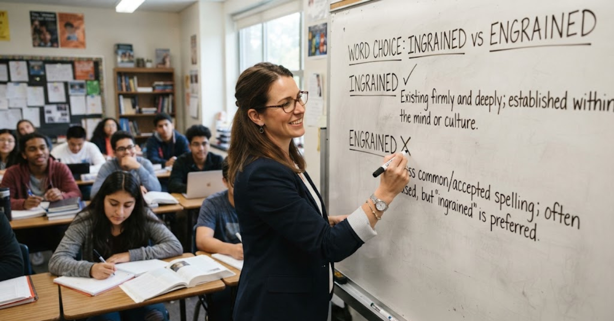 Ingrained vs Engrained: Which Spelling Is Correct?