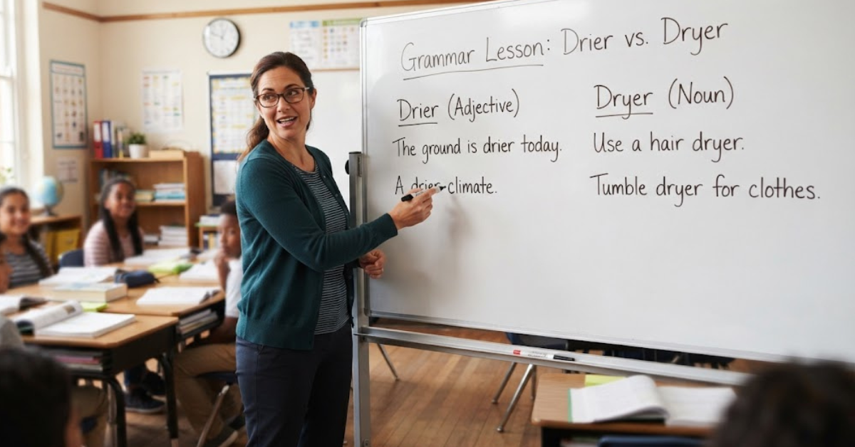 Drier vs Dryer: Which Spelling Is Correct?
