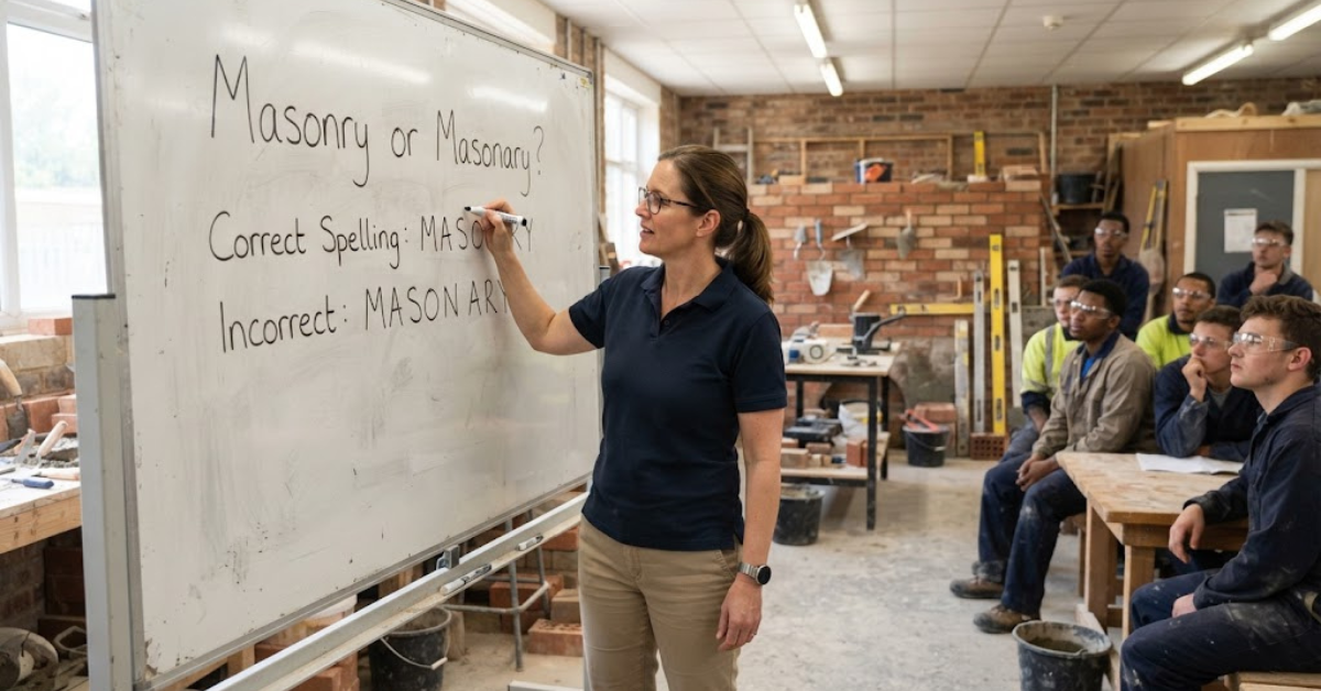 Masonry or Masonary: Which Spelling Is Correct?