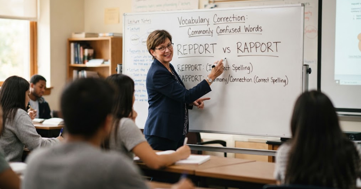 Repour vs Rapport: Which Spelling Is Correct?