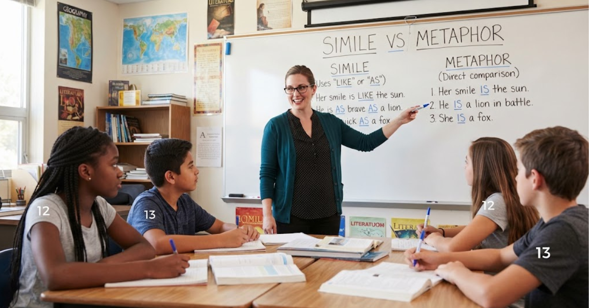 Simile vs Metaphor: Key Differences and Examples