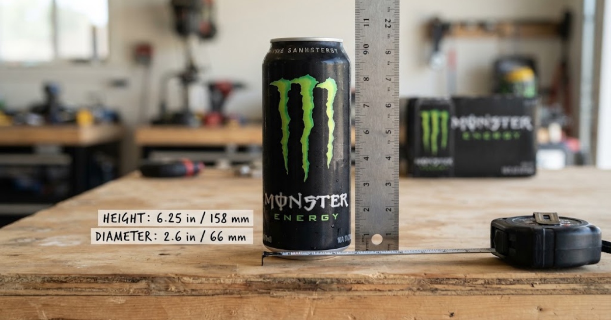 Monster Can Dimensions: Height, Length & Size Guide