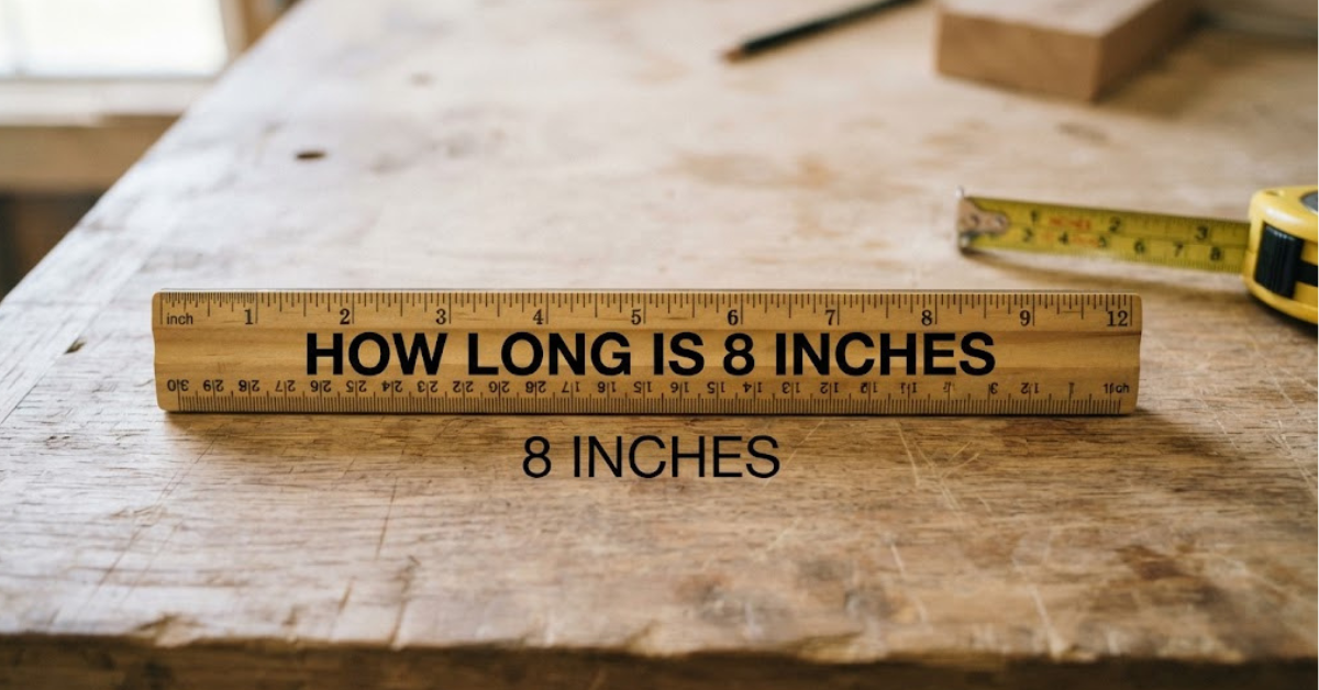 How Long Is 8 Inches? Easy Size Comparisons