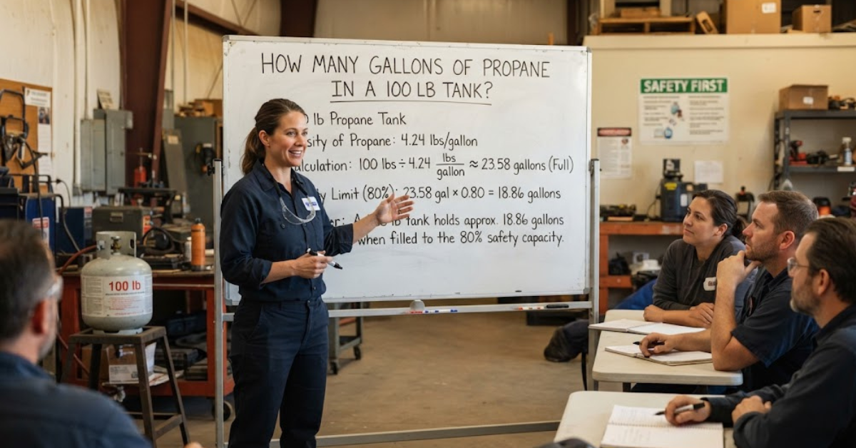 How Many Gallons of Propane in a 100 lb Tank?