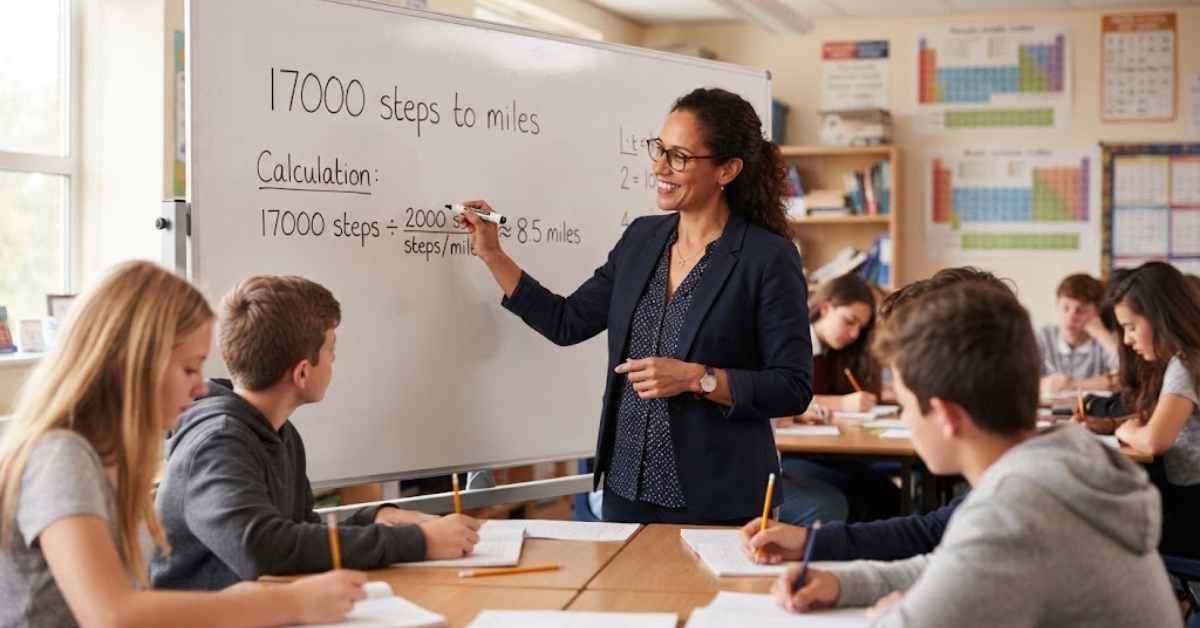 17,000 Steps to Miles: Distance, Time, and Calories